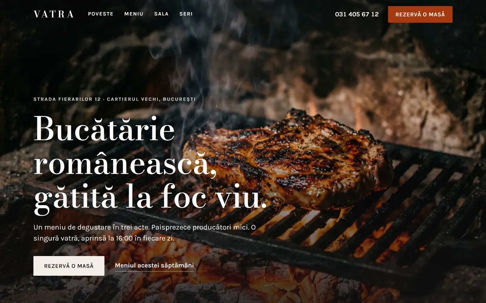 Demo: restaurant VATRA
